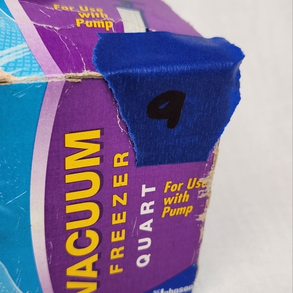 Ziploc Vacuum Freezer Quart Open Box 9 unused Bags. No Pump. - Picture 2 of 2